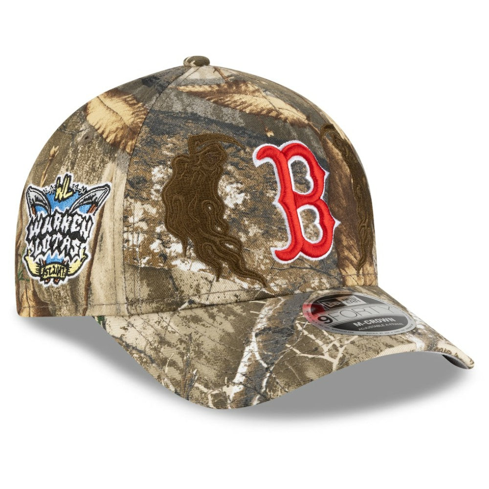 Boston Red Sox New Era x Warren Lotas Realtree 9FORTY A-Frame M-Crown Adjustable Hat - Camo Hats