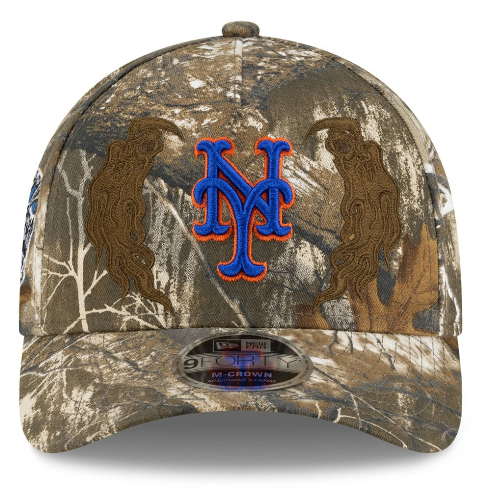 New York Mets New Era x Warren Lotas Realtree 9FORTY A-Frame M-Crown Adjustable Hat - Camo Hats