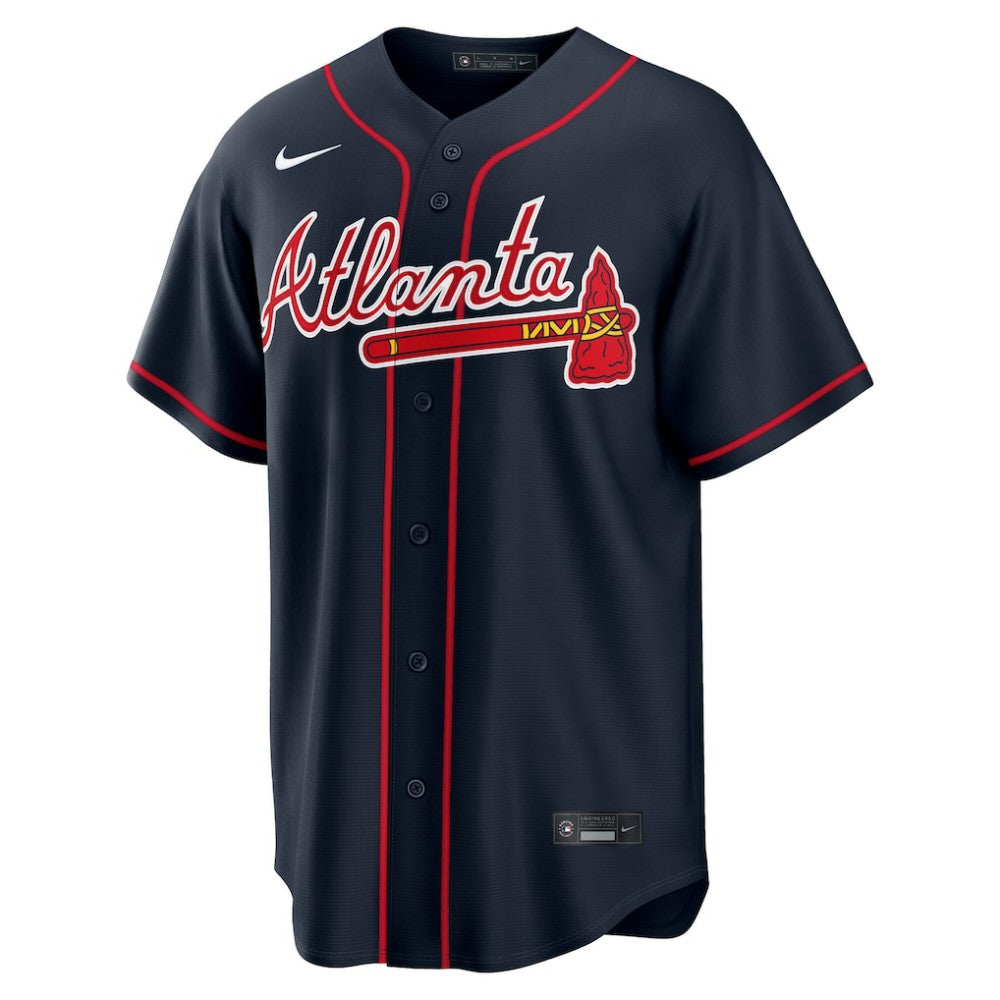 Austin Riley Atlanta Braves Nike Alternate Replica Jersey - Navy Jerseys