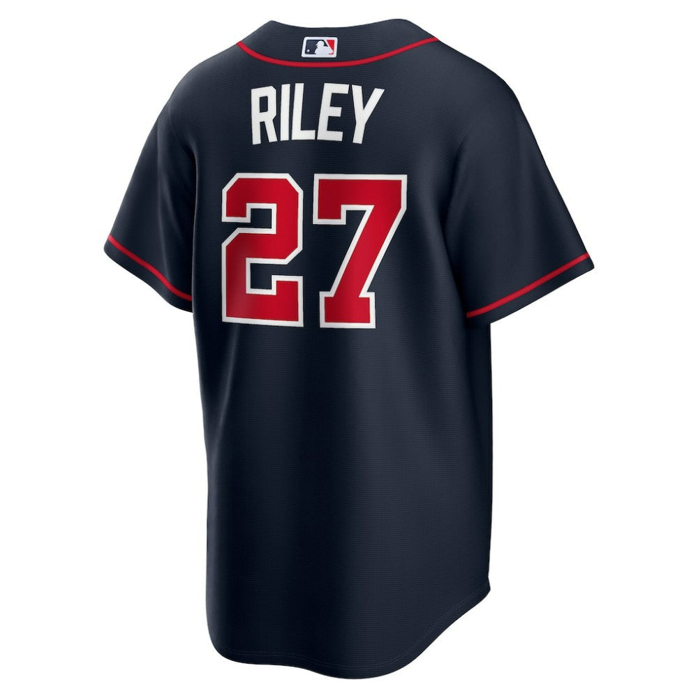 Austin Riley Atlanta Braves Nike Alternate Replica Jersey - Navy Jerseys