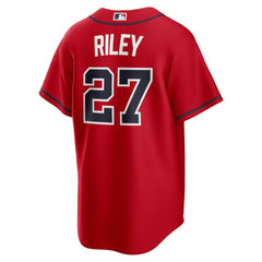 Austin Riley Atlanta Braves Nike Alternate 2 Replica Jersey - Red Jerseys