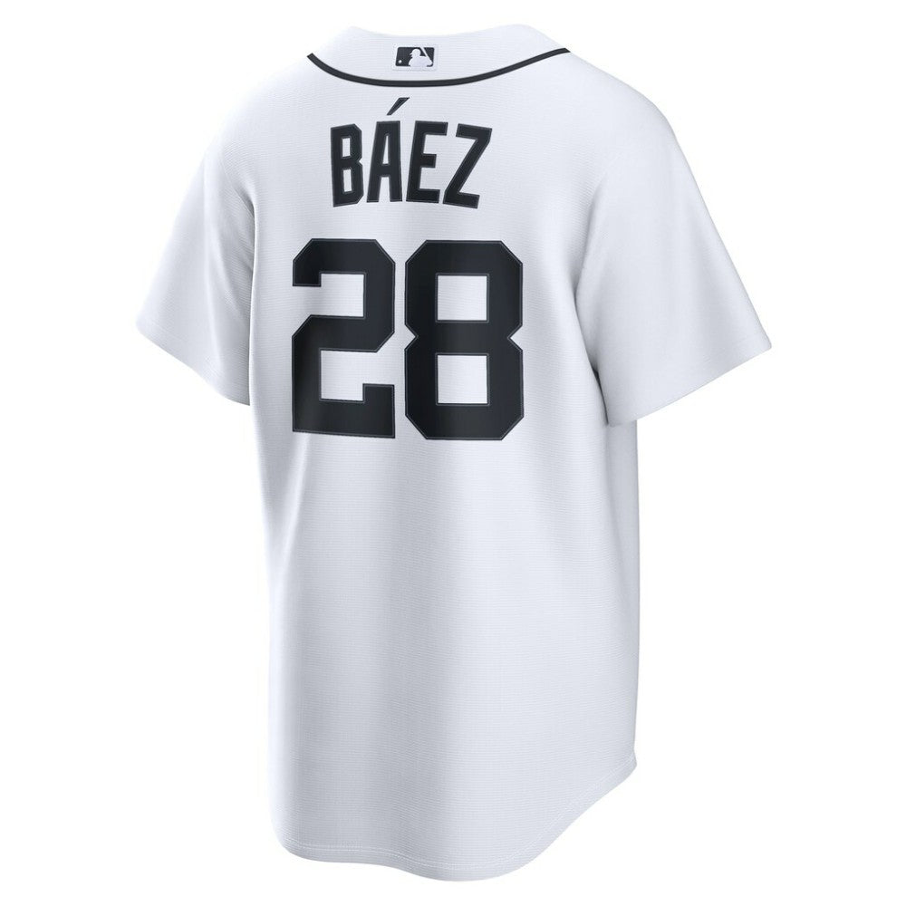 Javier Báez Detroit Tigers Nike Home Replica Jersey - White Jerseys