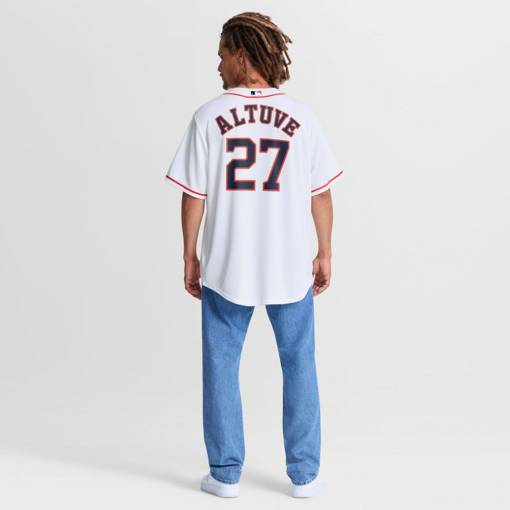 Jose Altuve Houston Astros Nike Home Replica Jersey - White Jerseys