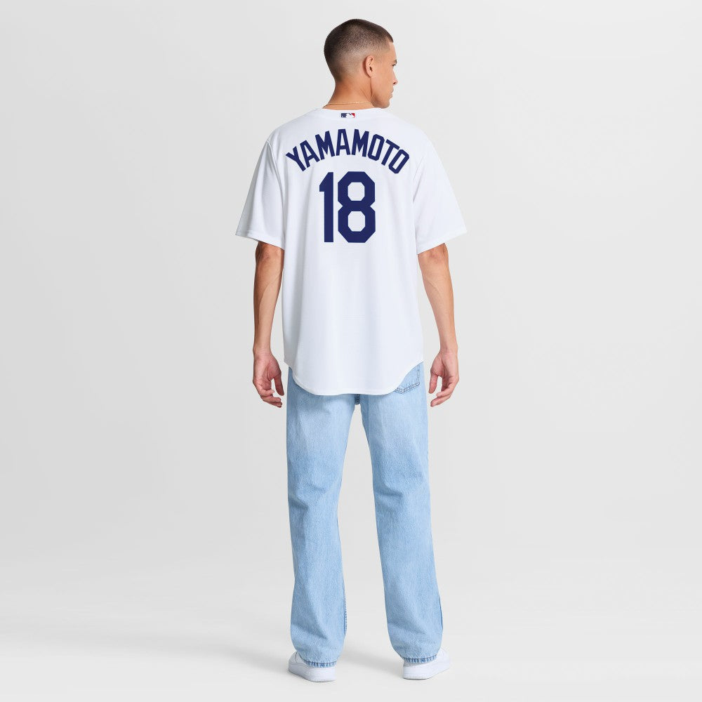 Yoshinobu Yamamoto Los Angeles Dodgers Nike Home Replica Jersey - White Jerseys