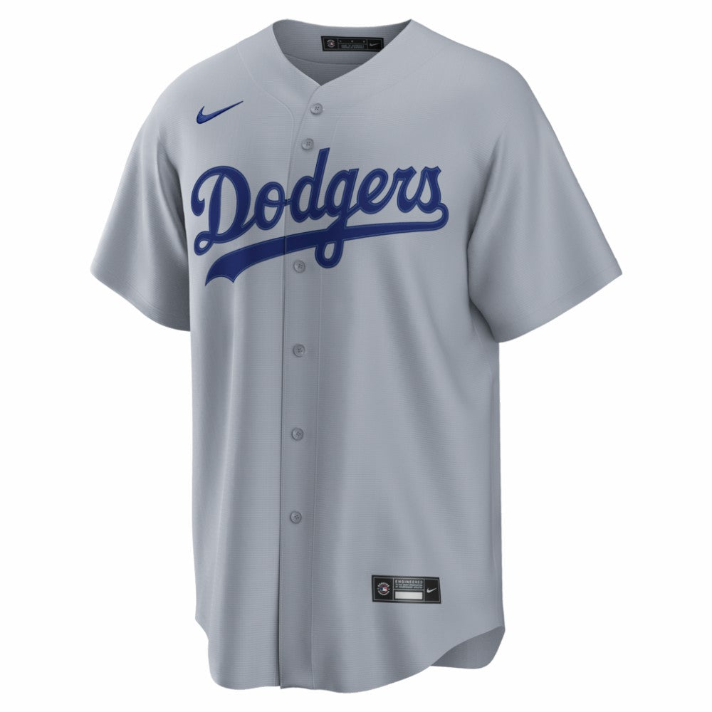 Enrique Hernández Los Angeles Dodgers Nike Road Replica Jersey - Gray Jerseys