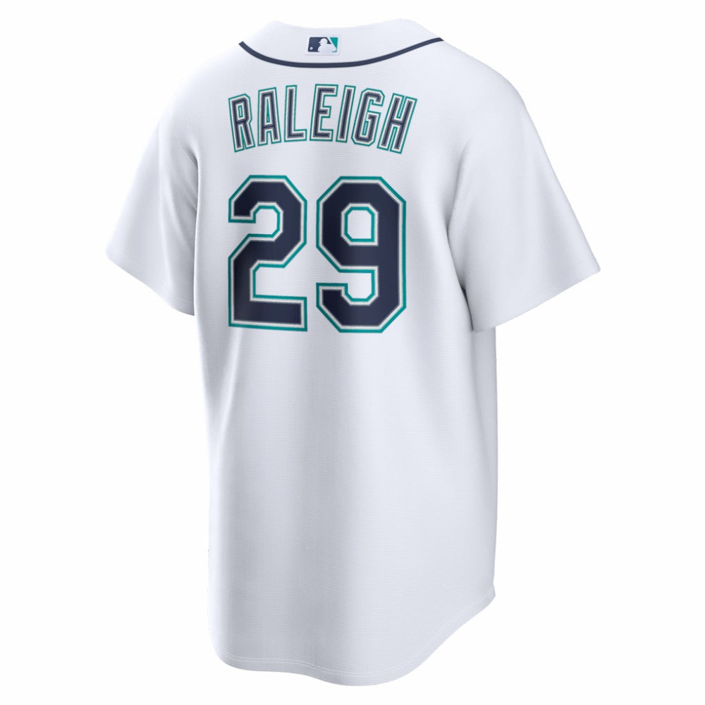 Cal Raleigh Seattle Mariners Nike Home Replica Jersey - White Jerseys