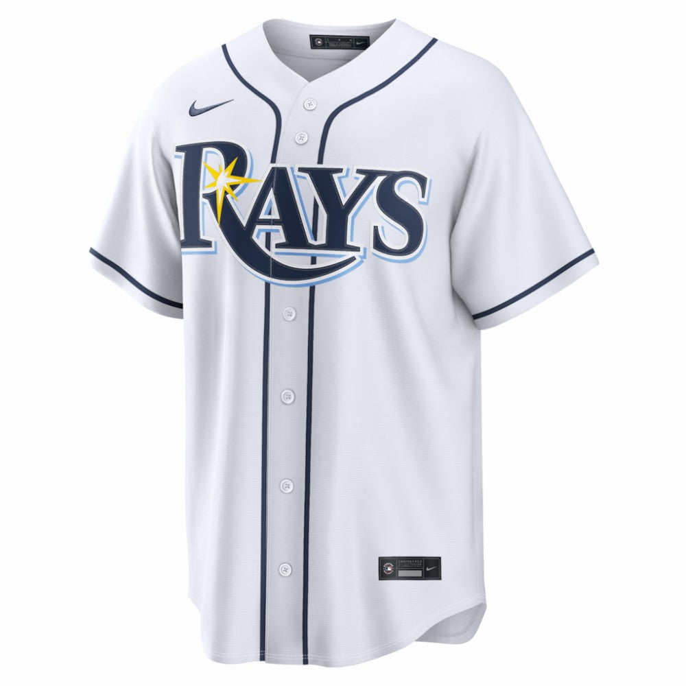 Junior Caminero Tampa Bay Rays Nike Home Replica Jersey - White Jerseys