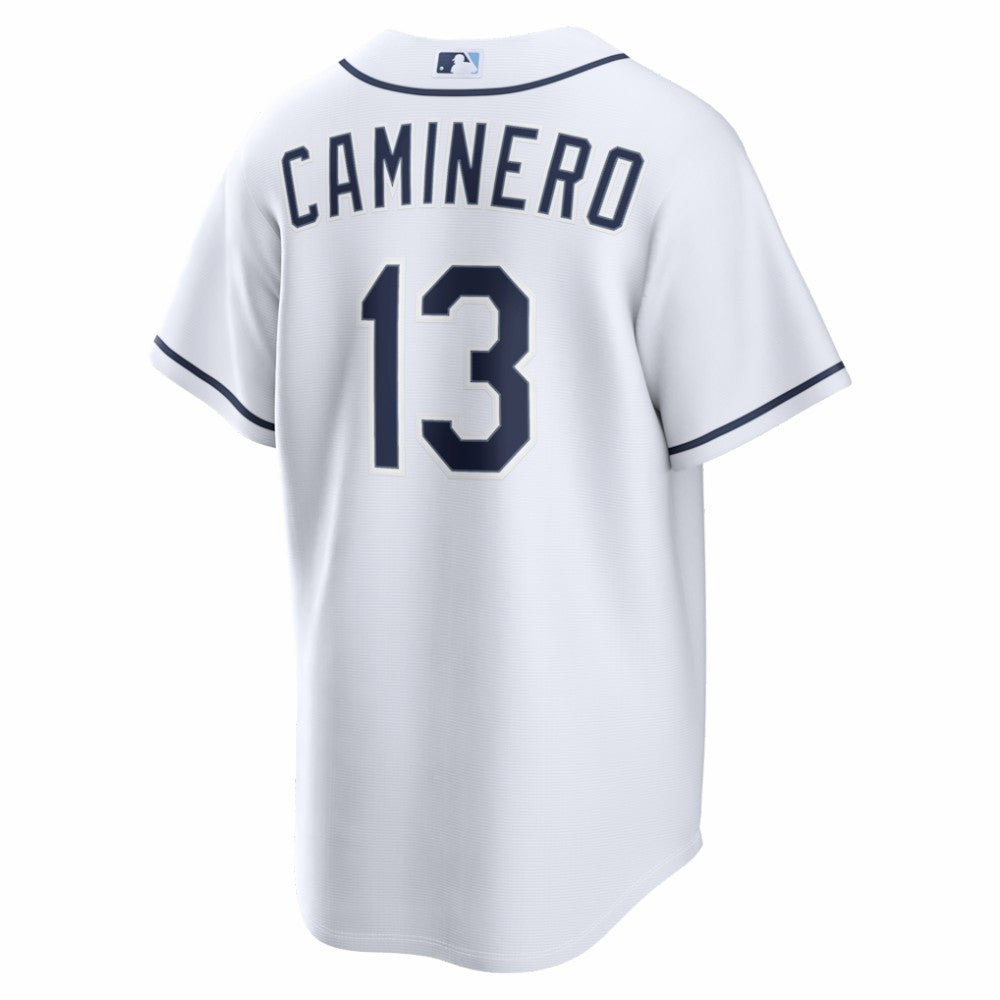Junior Caminero Tampa Bay Rays Nike Home Replica Jersey - White Jerseys
