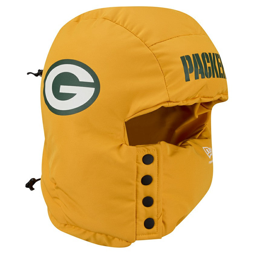 Green Bay Packers New Era Puffer Balaclava Gold