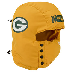 Green Bay Packers New Era Puffer Balaclava Gold
