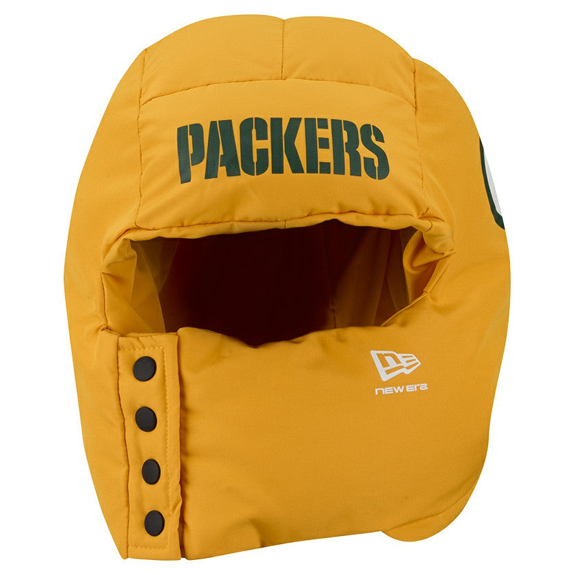 Green Bay Packers New Era Puffer Balaclava Gold