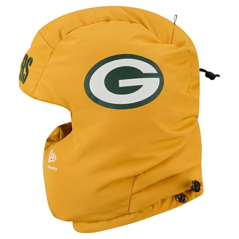 Green Bay Packers New Era Puffer Balaclava Gold