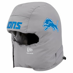 Detroit Lions New Era Puffer Balaclava Gray