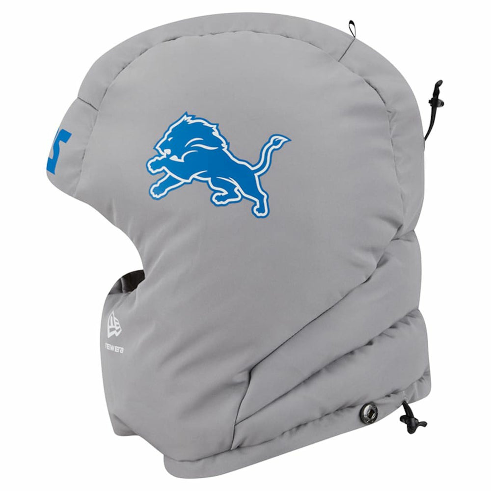 Detroit Lions New Era Puffer Balaclava Gray