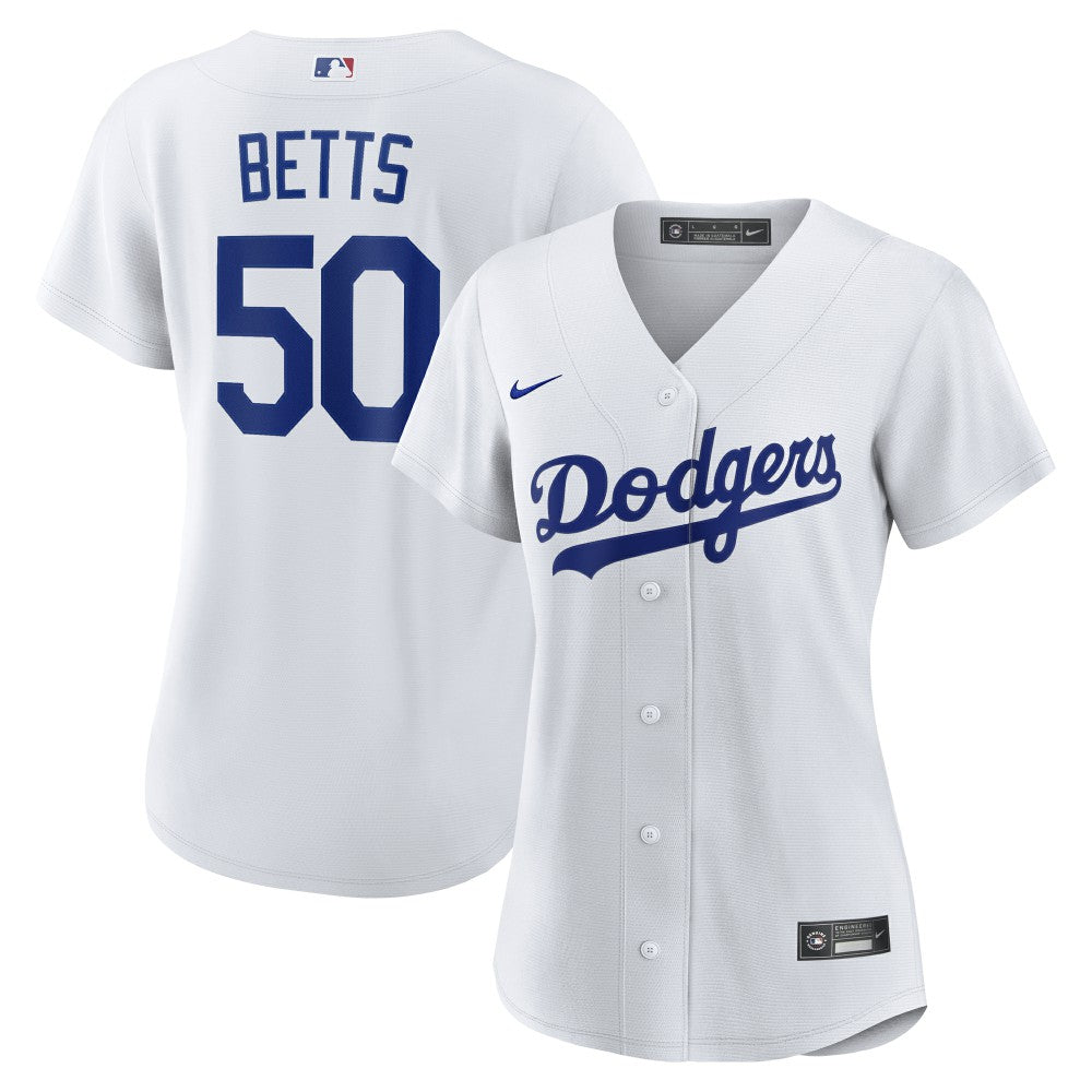 Mookie Betts Los Angeles Dodgers Nike Women's Home Replica Jersey - White Jerseys