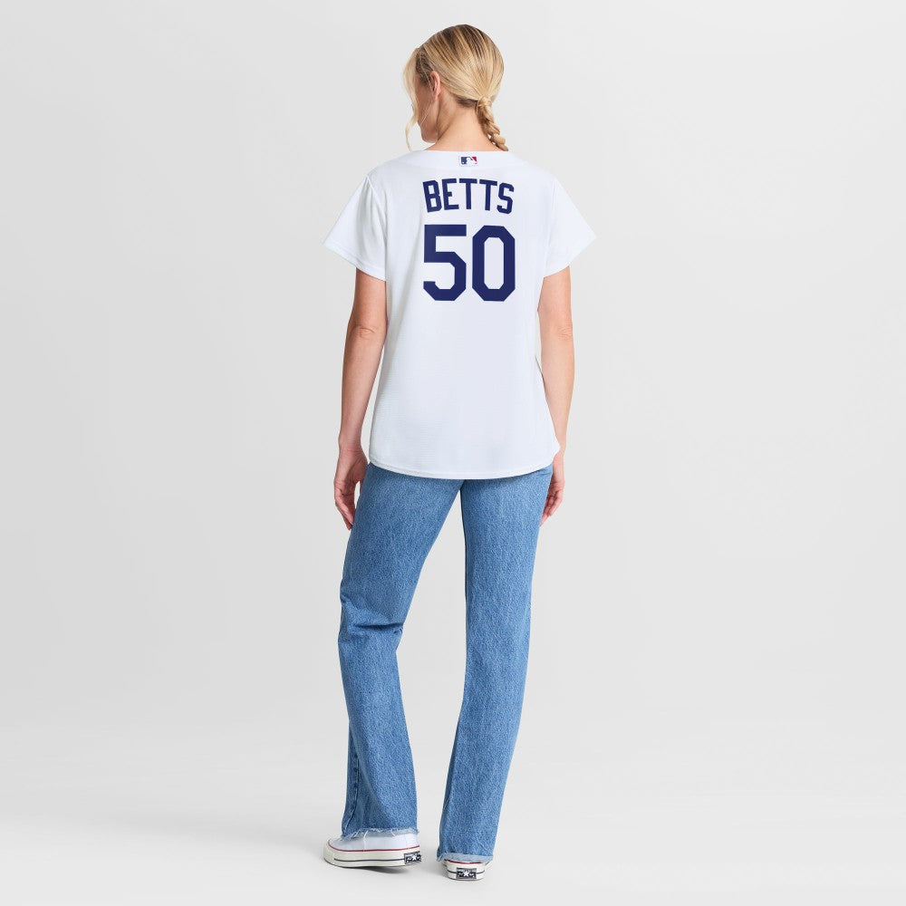 Mookie Betts Los Angeles Dodgers Nike Women's Home Replica Jersey - White Jerseys