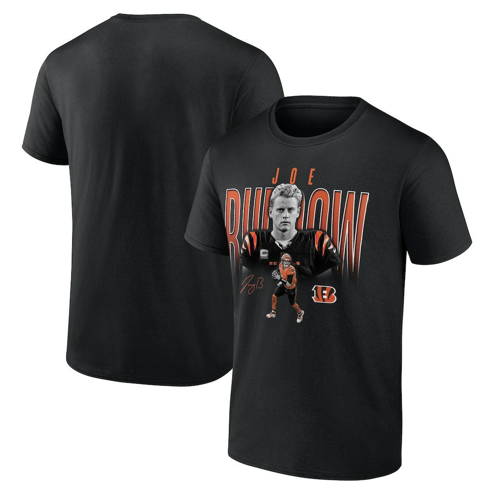 Joe Burrow Cincinnati Bengals Humble Shadow Player T-Shirt Black