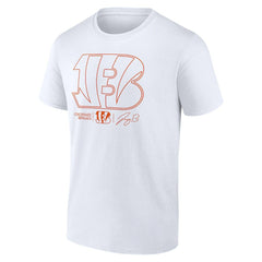 Joe Burrow Cincinnati Bengals Name & Number T-Shirt White