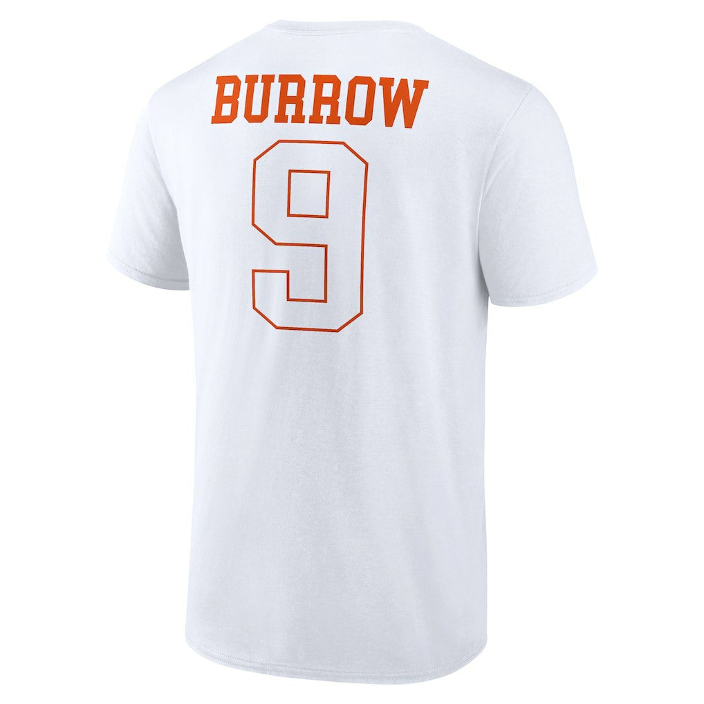 Joe Burrow Cincinnati Bengals Name & Number T-Shirt White