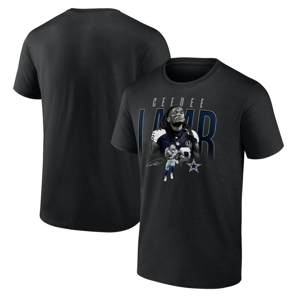 CeeDee Lamb Dallas Cowboys Humble Shadow Player T-Shirt Black