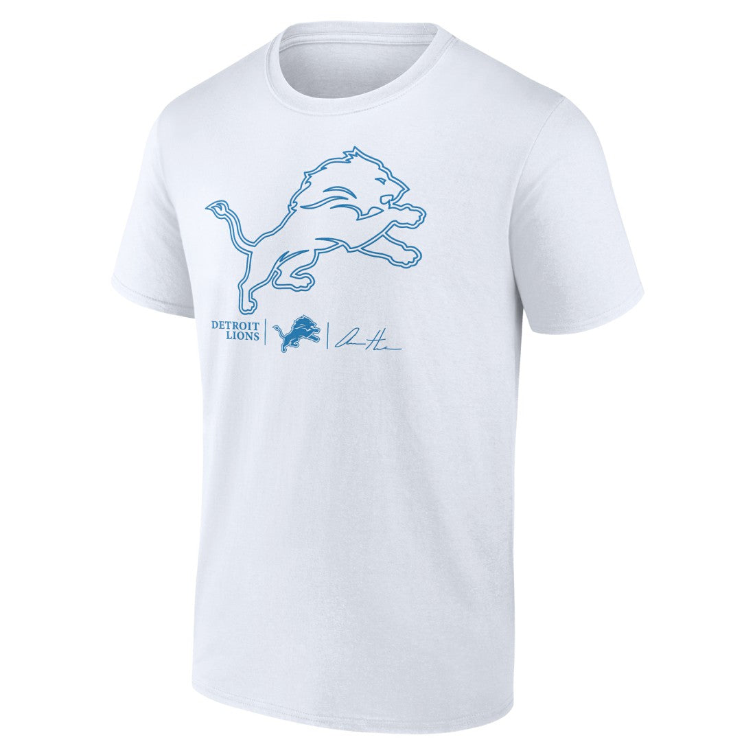Aidan Hutchinson Detroit Lions Tonal Name & Number T-Shirt White