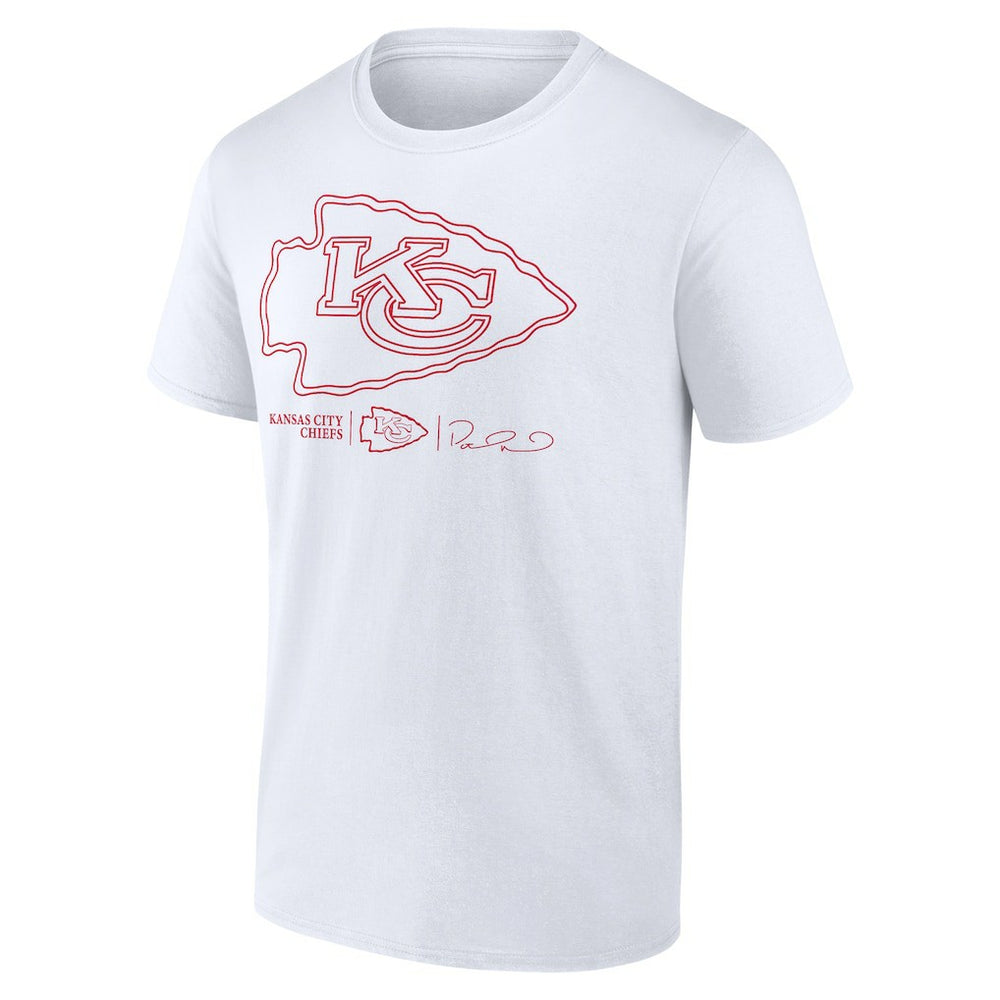 Patrick Mahomes Kansas City Chiefs Tonal Name & Number T-Shirt White