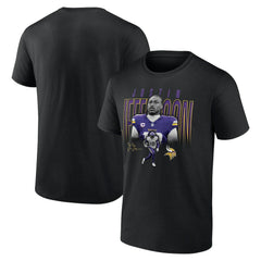 Justin Jefferson Minnesota Vikings Humble Shadow Player T-Shirt Black