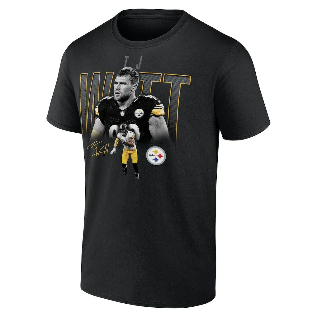 T.J. Watt Pittsburgh Steelers Humble Shadow Player T-Shirt Black