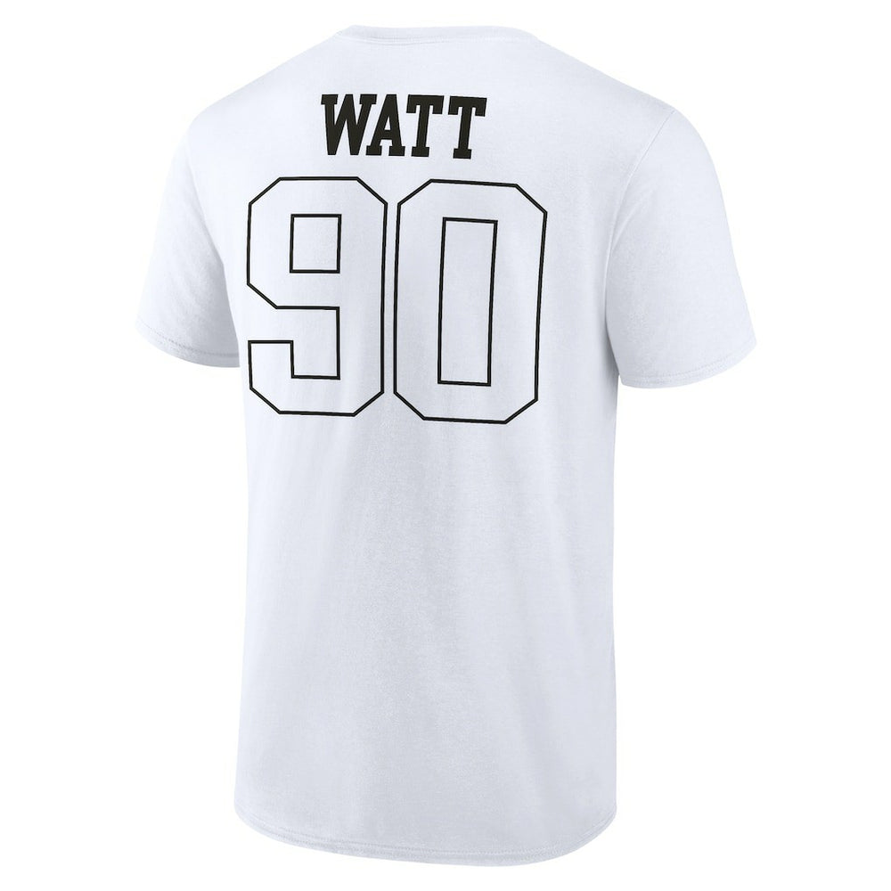 T.J. Watt Pittsburgh Steelers Tonal Name & Number T-Shirt White