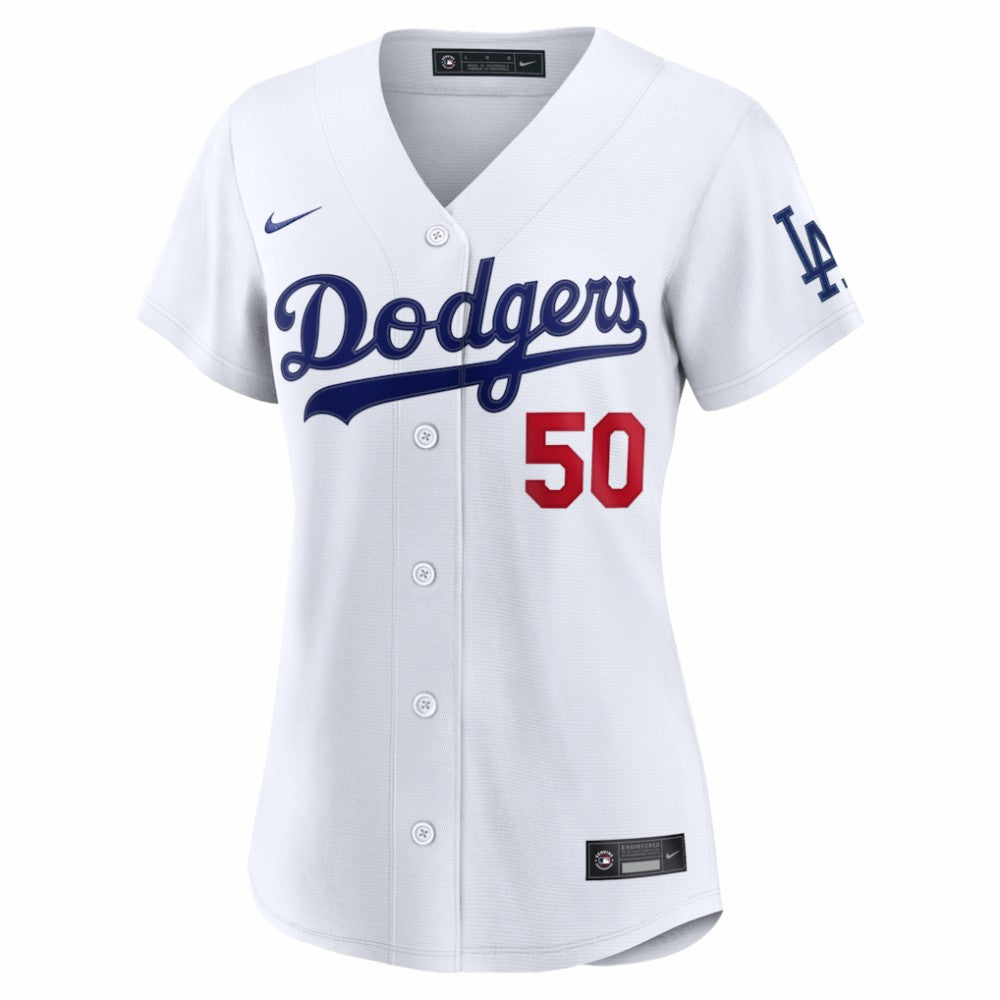 Mookie Betts Los Angeles Dodgers Nike Women's Home Stadium Jersey - White Jerseys
