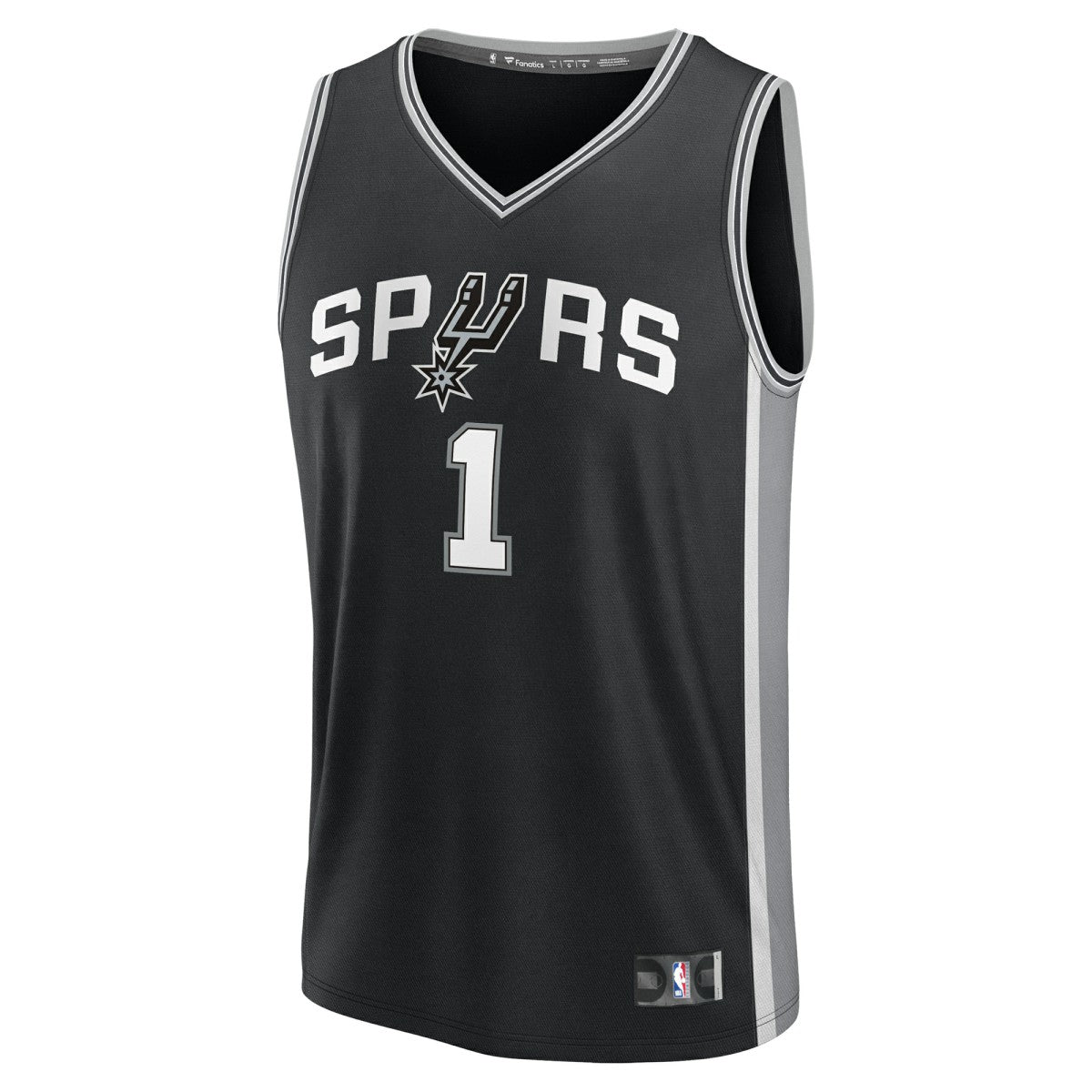 Victor Wembanyama San Antonio Spurs Youth Fast Break Replica Player Jersey Icon Edition Black