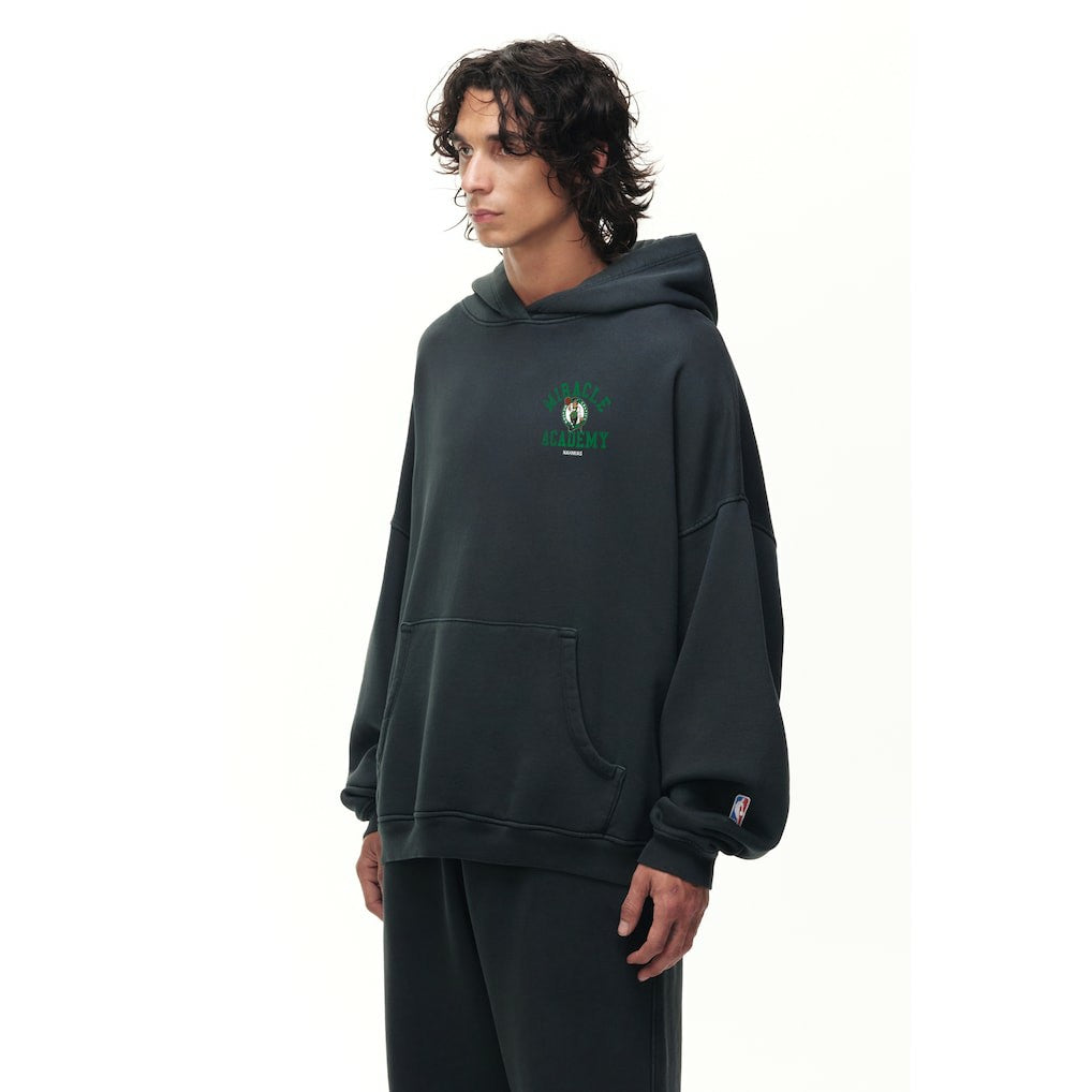 Boston Celtics Unisex Miracle Academy x NBA Collection Vintage Sunfade Hoodie Heather Black
