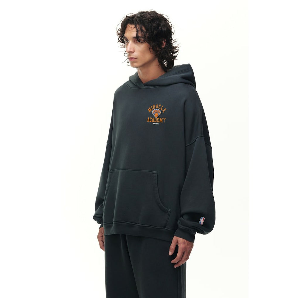 New York Knicks Unisex Miracle Academy x NBA Collection Vintage Sunfade Hoodie Heather Black