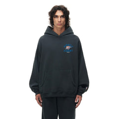 Oklahoma City Thunder Unisex Miracle Academy x NBA Collection Vintage Sunfade Hoodie Heather Black