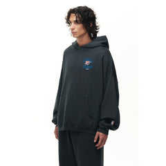 Oklahoma City Thunder Unisex Miracle Academy x NBA Collection Vintage Sunfade Hoodie Heather Black