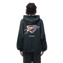 Oklahoma City Thunder Unisex Miracle Academy x NBA Collection Vintage Sunfade Hoodie Heather Black