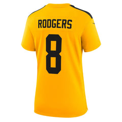 Aaron Rodgers Pittsburgh Steelers Women's Alternate 1933 Throwback Game Jersey Gold