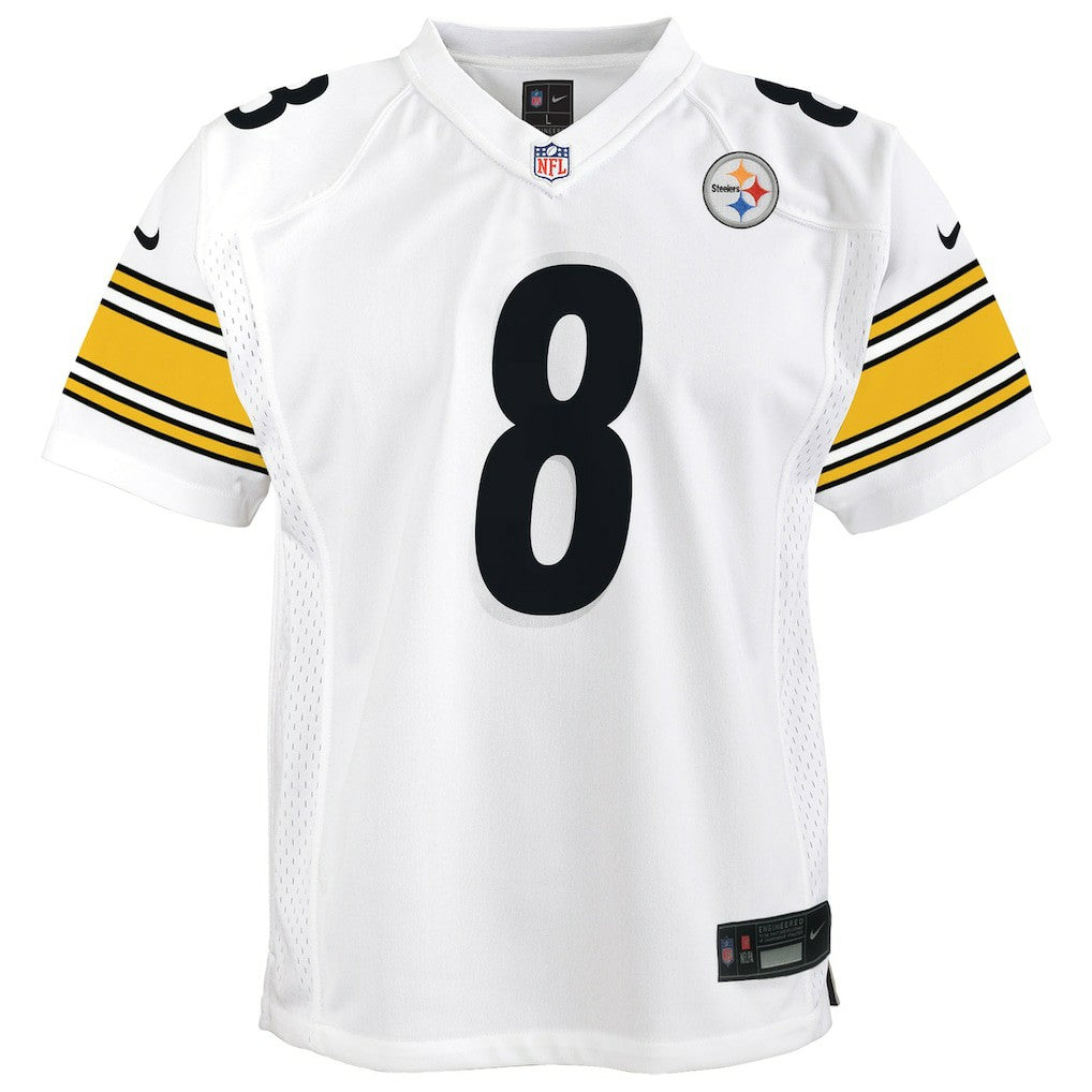 Aaron Rodgers Pittsburgh Steelers Youth Game Jersey – White