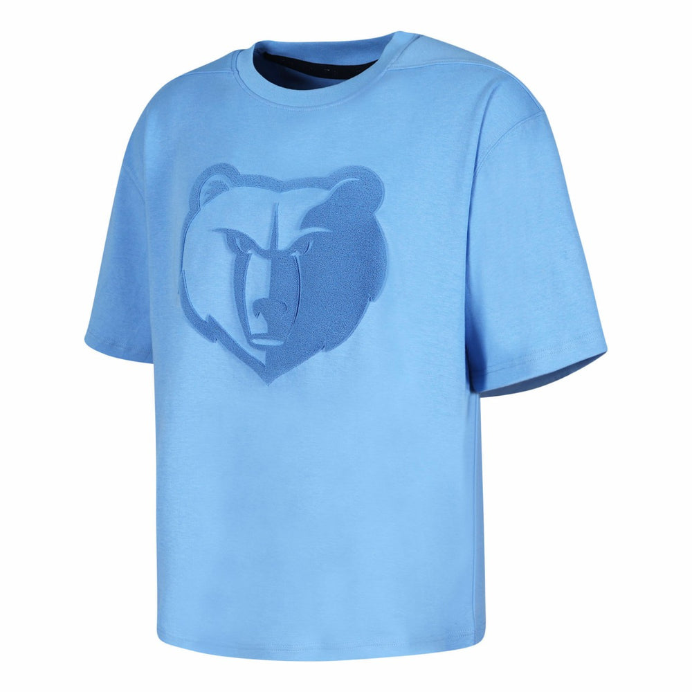 Memphis Grizzlies Protege Eco-Poly Interlock Fashion Tonal T-Shirt Light Blue