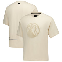 Minnesota Timberwolves Protege Eco-Poly Interlock Fashion Tonal T-Shirt Cream