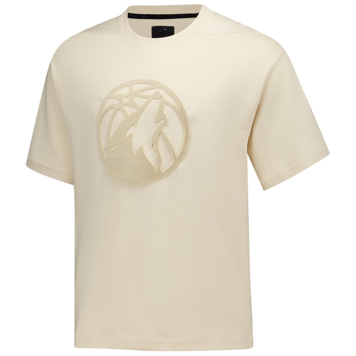 Minnesota Timberwolves Protege Eco-Poly Interlock Fashion Tonal T-Shirt Cream