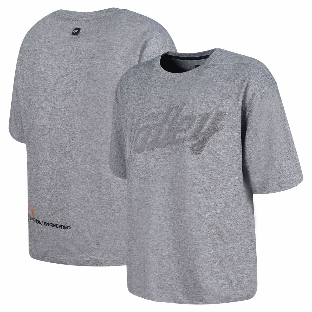Phoenix Suns Protege Eco-Poly Interlock Fashion Tonal T-Shirt Heather Gray