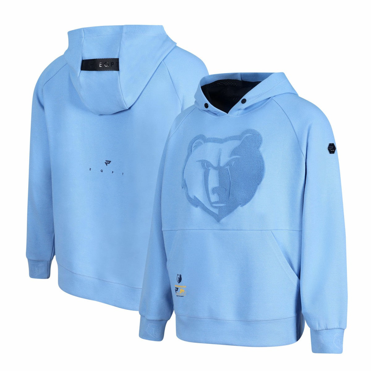 Memphis Grizzlies Protege Eco-Poly Interlock Fashion Tonal Hoodie Light Blue