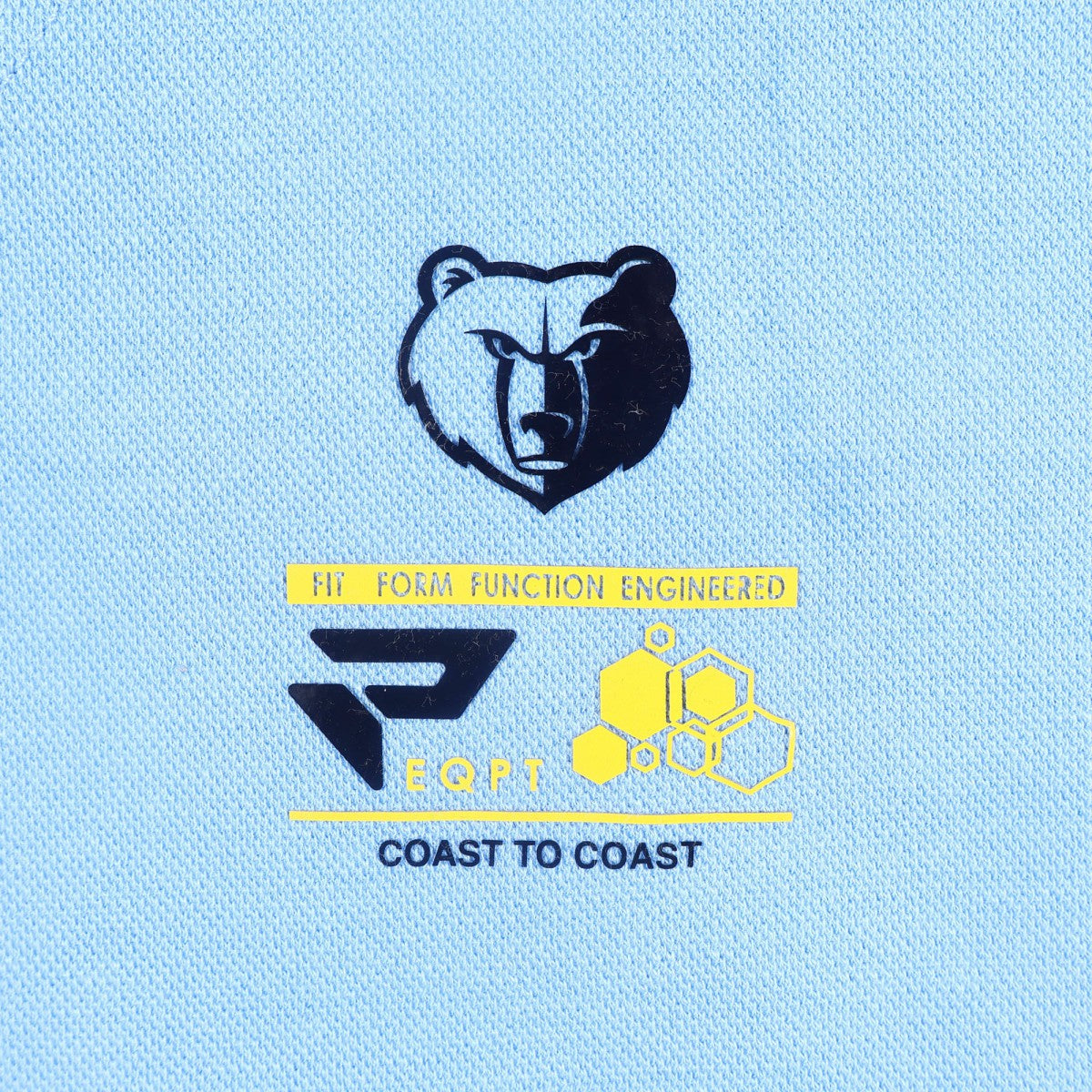 Memphis Grizzlies Protege Eco-Poly Interlock Fashion Tonal Hoodie Light Blue