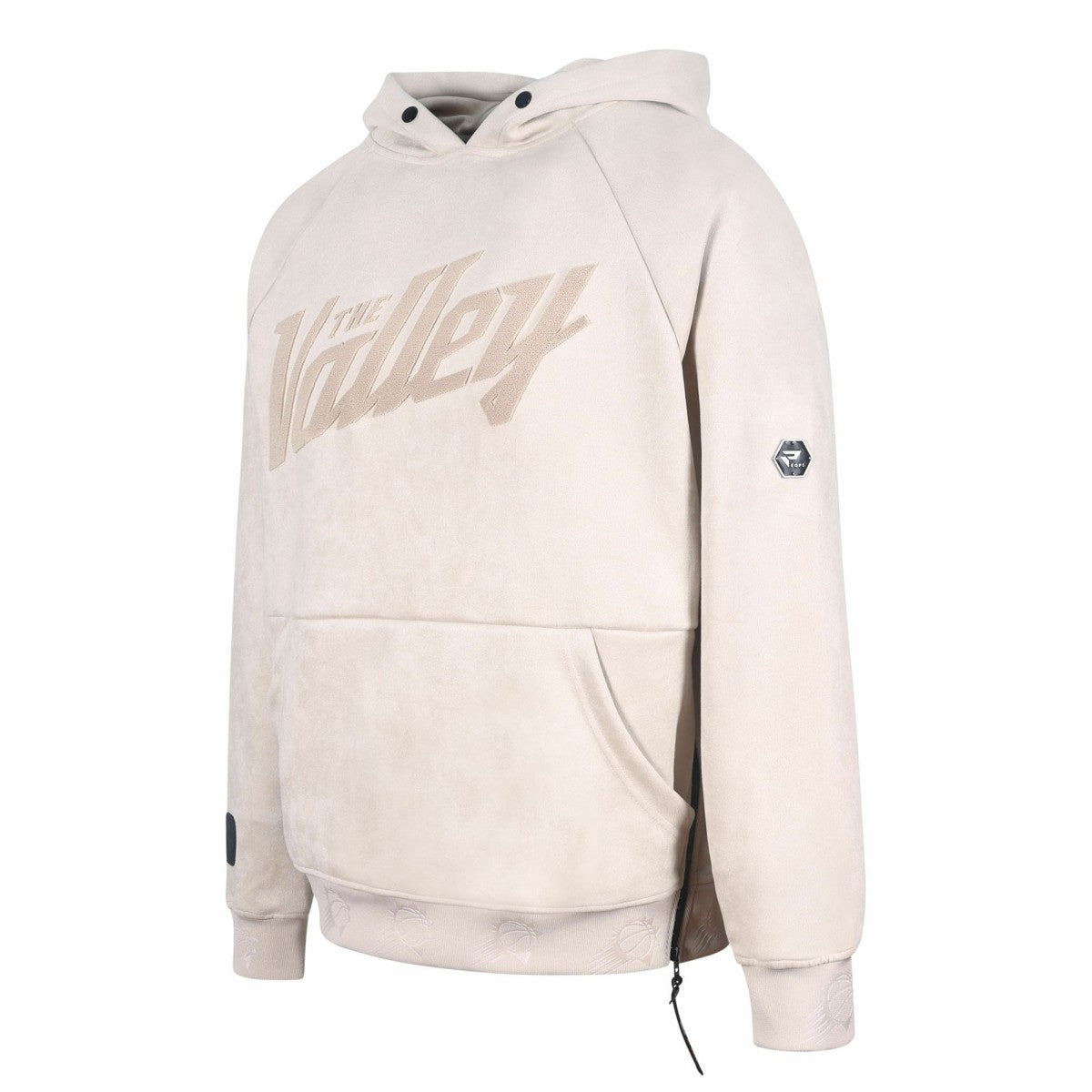 Phoenix Suns Protege Eco-Friendly Functional Suede Fashion Tonal Hoodie Cream