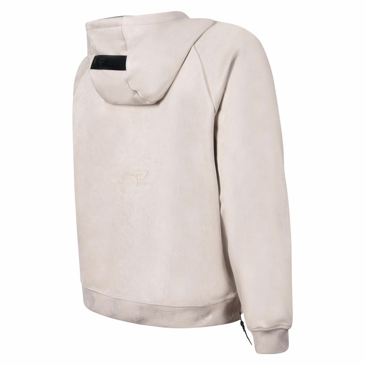 Memphis Grizzlies Protege Eco-Friendly Functional Suede Fashion Tonal Hoodie Cream
