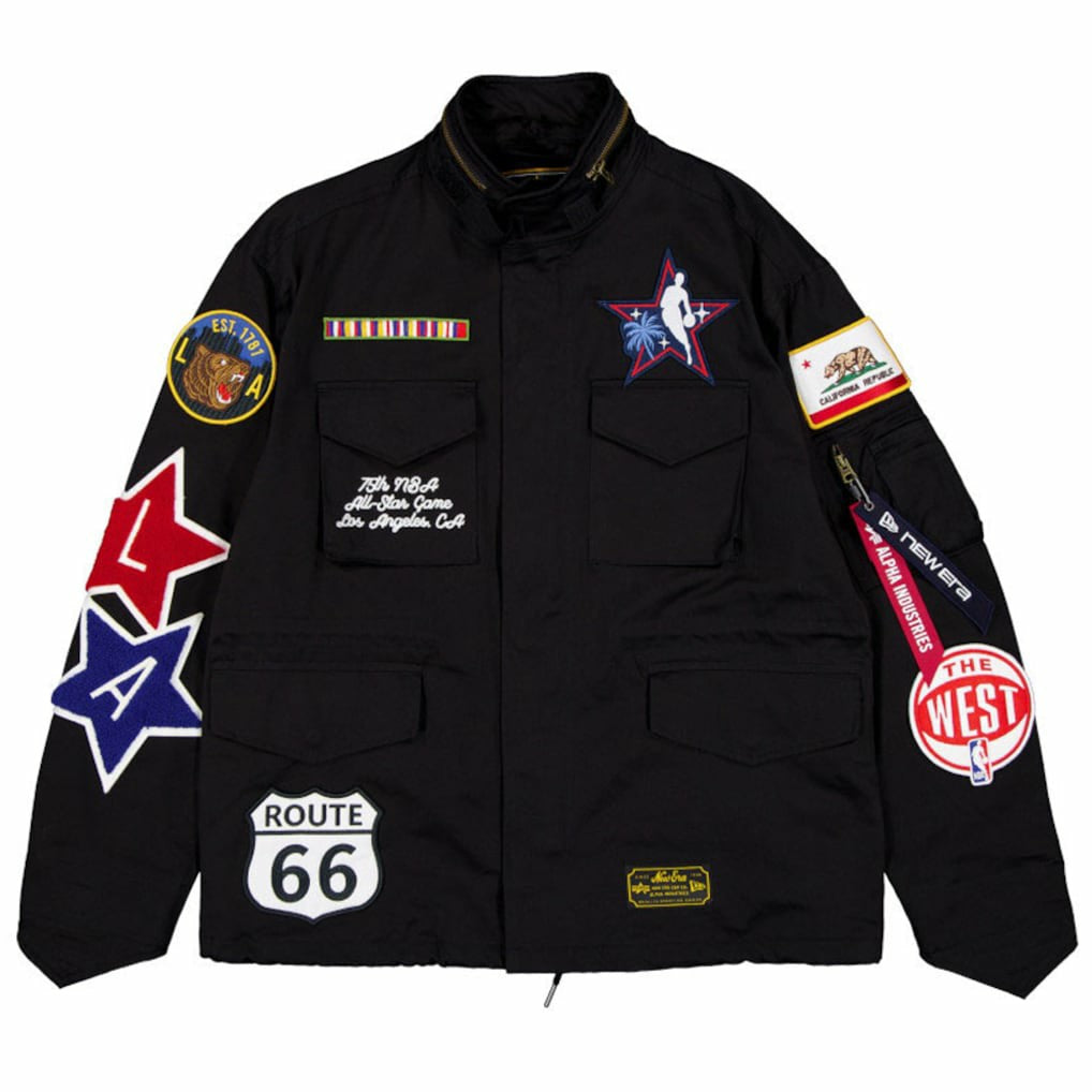 2026 NBA All-Star Game x Alpha Industries Field Full-Zip Jacket Black