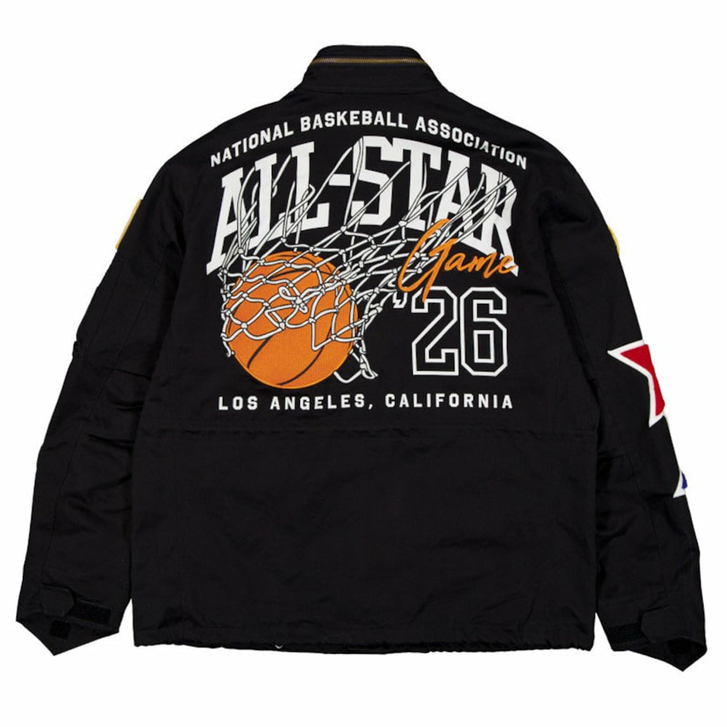 2026 NBA All-Star Game x Alpha Industries Field Full-Zip Jacket Black
