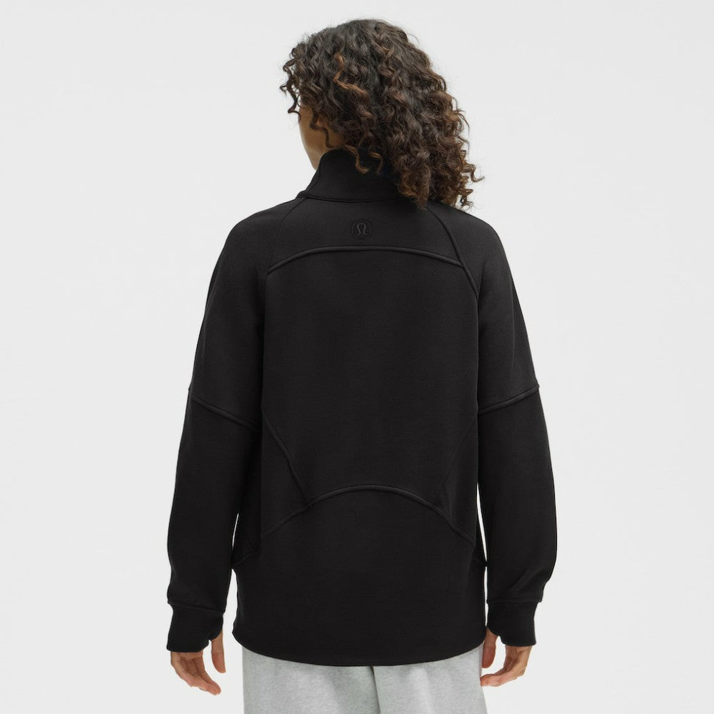 NHL Philadelphia Flyers lululemon Women's Long Scuba Oversized Half-Zip Funnel Neck - Black