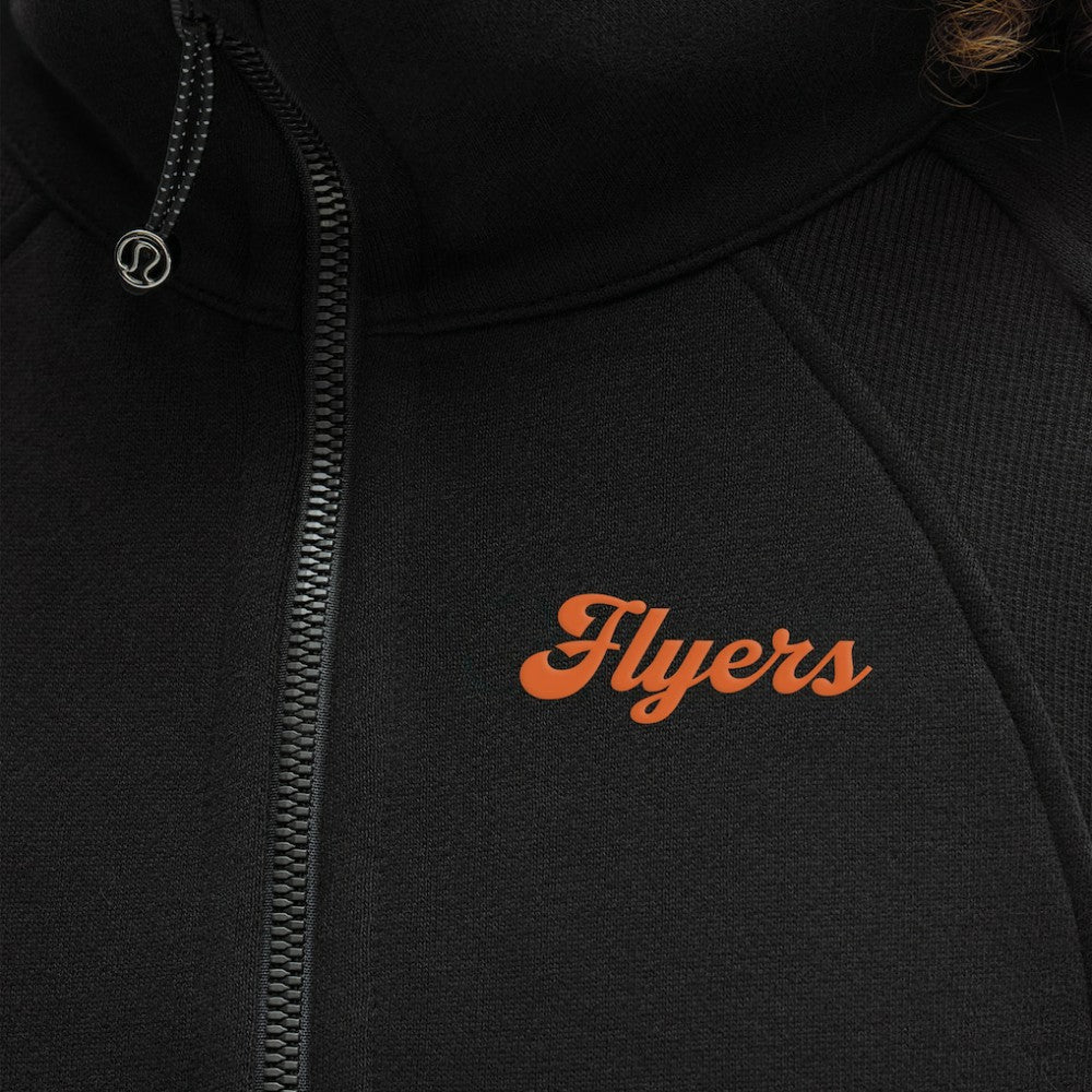 NHL Philadelphia Flyers lululemon Women's Long Scuba Oversized Half-Zip Funnel Neck - Black